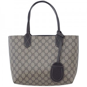 グッチ　バッグ　GUCCI　レディース　トートバッグ　スモール　リバーシブル　GGレザー　ベージュｘブラウン　アウトレット  372613-9643​