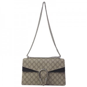 グッチ  GUCCI チェーンショルダー  ベージュ/ブラック レディース ディオニュソス GGスプリーム キャンバス  400249 KHNRN 9769