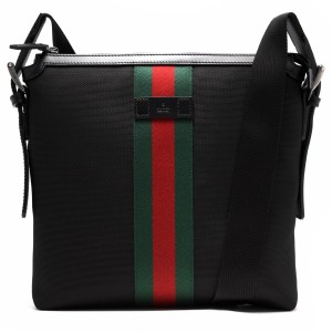 グッチ GUCCI ショルダーバッグ ウェブバンド スモール WEB SMALL ブラック  メンズ 387111 KWT7N 1060