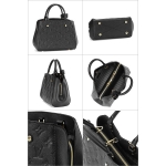 ルイ・ヴィトン LOUIS VUITTON モノグラムアンプラント 2WAYハンドバッグ ブラック 黒 M41053 