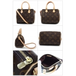 ルイヴィトン LOUIS VUITTON バッグ レディース ショルダーバッグ モノグラム ナノ・スピーディ M61252
