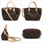 ルイヴィトンLOUIS VUITTON モノグラム　LV　2WAY　ミニバッグ　斜めがけ　クロスボディバッグ　ナノ・テュレン　M61253