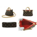 ルイヴィトン LOUIS VUITTON バッグ レディース ショルダーバッグ ハンドバッグ モノグラム ナノ・パラス M61254
