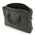 ルイ・ヴィトン  LOUIS VUITTON ダミエグラフィット バッグ ブリーフケース グレー ブラック N41478 