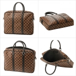 ルイ・ヴィトン LOUIS VUITTON ダミエ バッグ ブリーフケース 2WAY エベヌ N41466 
