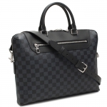 ルイ・ヴィトン (LOUIS VUITTON) ダミエ・コバルトPDJ NM ブリーフケース  グレー系 N41589