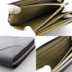 ルイヴィトンLOUIS VUITTON モノグラム ルージュ　ジッピーウォレットラウンドファスナー 長財布  M60974