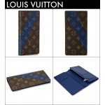 ルイヴィトンLOUIS VUITTON メンズ ポルトフォイユ・ブラザ モノグラム 長財布 ブラウン M61170