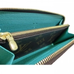 ルイヴィトン  長財布 LOUIS VUITTON ラウンドファスナー ポルトフォイユ クレマンス / モノグラム テュルコワーズ M60858