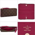 ルイヴィトン 財布 LOUIS VUITTON 【ポルトフォイユ・アデル】 フューシャ モノグラム･キャンバス m61269