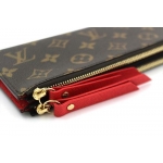 ルイヴィトン LOUISVUITTON モノグラム ライン コクリコ ポルトフォイユ アデル 長財布 M61287