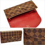 ルイヴィトン 財布 LOUIS VUITTON 二つ折り長財布【ポルトフォイユ・カイサ】 スリーズ ダミエ・キャンバス n61221