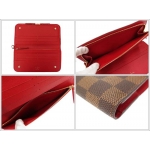 ルイヴィトン 財布 LOUIS VUITTON 二つ折り長財布【ポルトフォイユ・アンソリット】 ダミエ・エベヌ キャンバス n63547