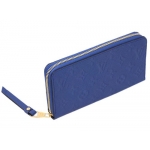 ルイヴィトン LOUIS VUITTON　　モノグラム・アンプラント　LV　ラウンドジップ長財布　ジッピー・ウォレット　デニムアンクル　M41857 