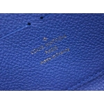 ルイヴィトン LOUIS VUITTON　　モノグラム・アンプラント　LV　ラウンドジップ長財布　ジッピー・ウォレット　デニムアンクル　M41857 