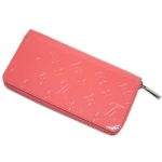 ルイヴィトンLOUIS VUITTON　　ヴェルニ　ラウンドジップ長財布　ヴェルニ　ジッピーウォレット　ポピーペタル　M61562