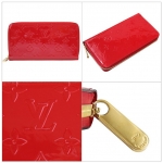 ルイヴィトンLOUIS VUITTON　ヴェルニ　ラウンドジップ長財布　ヴェルニ　ジッピーウォレット　スリーズ　M90200