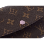 ルイヴィトン LOUIS VUITTON  長財布 レディース ポルトフォイユ・エミリー モノグラム ローズ・バレリーヌ M61289