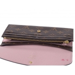 ルイヴィトン LOUIS VUITTON  長財布 レディース ポルトフォイユ・エミリー モノグラム ローズ・バレリーヌ M61289