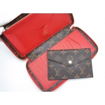 LOUIS VUITTON ルイ・ヴィトン デイリー・オーガナイザー モノグラム×レッド 長財布 M61452 