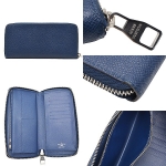 ルイヴィトン LOUIS VUITTON タイガ 財布 長財布 ラウンドファスナー オセアン ネイビー 紺 M32837 