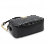 グッチ ショルダーバッグ  GUCCI ポシェット GG MARMONT/GGマーモント キルティング レザー ブラック 448065 DTD1D 1000