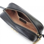 グッチ ショルダーバッグ  GUCCI ポシェット GG MARMONT/GGマーモント キルティング レザー ブラック 448065 DTD1D 1000