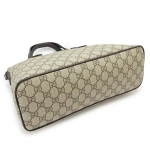 グッチ トートバッグ  GUCCI ショルダーバッグ GGスプリーム PVC キャンバス レザー ベージュ×ダークブラウン 429019 KGDHN 9643