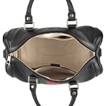 グッチ ハンドバッグ GUCCI  ヴィンテージウェブ ボストン レディース BLACK ブラック 黒 ウェブ ボストン 2WAY ショルダー 上品 シンプル 247205 A7MAG 1060​