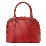 グッチ ハンドバッグ GUCCI  マイクロ グッチ シマ レディース RED レッド 赤 ショルダーバッグ 2WAY GG 型押し 上品 エレガント449654 BMJ1G 6420