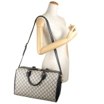 グッチ ハンドバッグ GUCCI  バッグ GGスプリーム トップハンドル レディース  ベージュ/ブルー 青 GGパターン バイカラー エレガント 409527 KHNKG 4075​