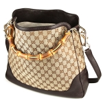 グッチ ハンドバッグ GUCCI バッグ ダイアナ GGキャンバス バンブーハンドルトート レディース (エボニー) ベージュ/ダークブラウン バンブー 竹 モノグラム 2WAY フェミニン エレガント 282315 FWCGG 96