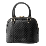 グッチ ハンドバッグ GUCCI  マイクロ グッチ シマ  レディース BLACK ブラック 黒 クロスボディ 2WAY GG 型押し エレガント 449654 BMJ1G 1000​