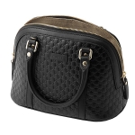 グッチ ハンドバッグ GUCCI  マイクロ グッチ シマ  レディース BLACK ブラック 黒 クロスボディ 2WAY GG 型押し エレガント 449654 BMJ1G 1000​