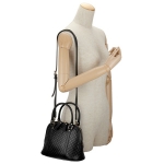 グッチ ハンドバッグ GUCCI  マイクロ グッチ シマ  レディース BLACK ブラック 黒 クロスボディ 2WAY GG 型押し エレガント 449654 BMJ1G 1000​