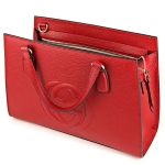 グッチ ハンドバッグ GUCCI  バッグ ソーホー SOHO トップハンドル レディース HIBISCUS RED ハイビスカスレッド 赤 インターロッキングG エンボス 2WAY フェミニン エレガント 431571 CAO0G 