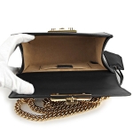 グッチ ショルダーバッグ GUCCI  バッグ パドロックショルダーバッグ レディース BLACK ブラック 黒 チェーン スライドロック コンパクト 2WAY フェミニン エレガント 409487 AP00G 1000​