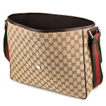 グッチ ショルダーバッグ GUCCI  バッグ GGキャンバス ユニセックス ベージュ/ダークブラウン GGパターン ロゴ ウェビング メンズ エレガント 233052 F4F5R 9791​