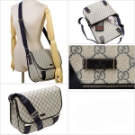 グッチGUCCI 斜めがけショルダーバッグ メンズ ネイビーブルー 201732kgdix4075