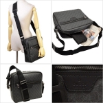 グッチGUCCI 斜めがけショルダーバッグ メンズ グレー/ブラック 368552khn7r1078 