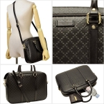 グッチGUCCI 2Wayブリーフケース/ビジネスバッグ メンズ ブラック 344357aiz1y1000 