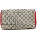 グッチ ハンドバッグ レディース GUCCI  ベージュ レッド ネイビー  409529 KLQIG 4096