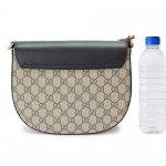 グッチ ショルダーバッグ  GUCCI クラッチバッグ/ポシェット GGスプリーム キャンバス レザー　パドロック　 ベージュ×ブラック×ブラウン 453189 K6RCG 8982​