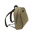 グッチ バッグ GUCCI　バックパック　リュックサック　GGキャンバス　ベージュｘブラウン　アウトレット 449906-9873