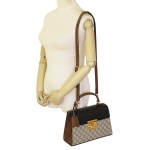 グッチ ハンドバッグ GUCCI 2WAYショルダーバッグ GGスプリーム キャンバス レザー ベージュ×エボニー×ブラック×ブラウン 453188 KLQJG 9785 