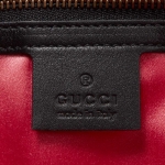 グッチ  GUCCI バッグ ショルダーバッグ 【GGマーモント】 ブラック×ホワイト系 443497 DRWST​