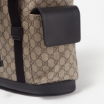 グッチ GUCCI バッグ バックパック リュックサック 【GG SUPREME：GGスプリーム】  ベージュ系×ブラック 450958 K5I1X