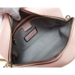 グッチ  GUCCI バッグ ショルダーバッグ ポシェット GGマーモント グッチゴースト チェーン レザー 本革 ピンク ヴィンテージ金具 日本限定 443499 