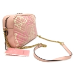 グッチ  GUCCI バッグ ショルダーバッグ ポシェット GGマーモント グッチゴースト チェーン レザー 本革 ピンク ヴィンテージ金具 日本限定 443499 