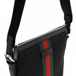 グッチ GUCCI ショルダーバッグ ウェブバンド スモール WEB SMALL ブラック  メンズ 387111 KWT7N 1060